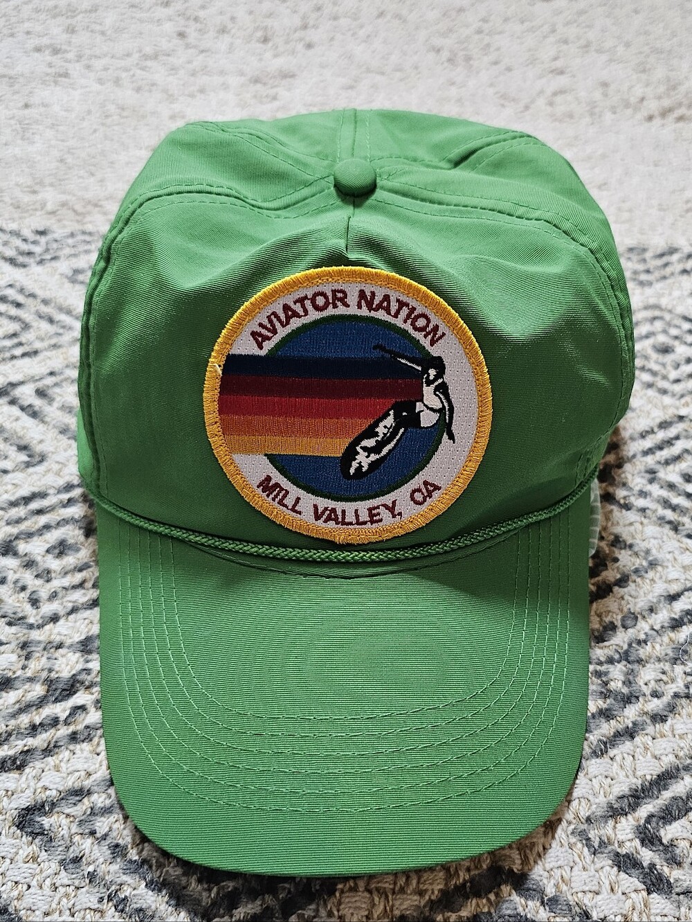 Aviator Nation Signature Las Vegas Vintage Nylon Trucker Hat
